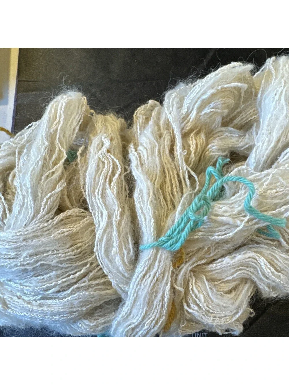 New Vintage Handmade Wool Mixed Fiber Warping .589 LBS Made In Maine